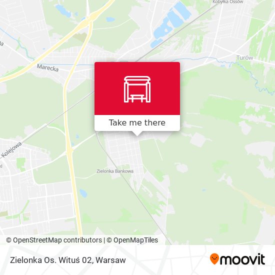 Zielonka Os. Wituś map