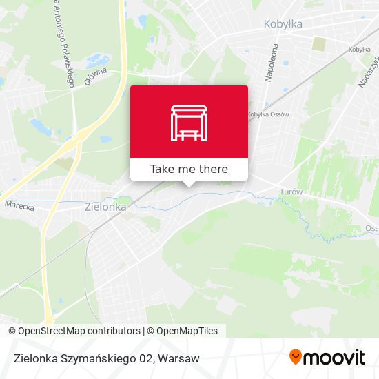 Zielonka Szymańskiego map