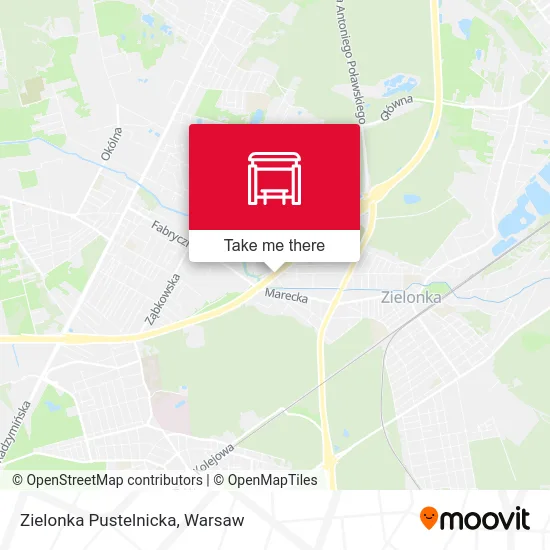 Карта Zielonka Pustelnicka