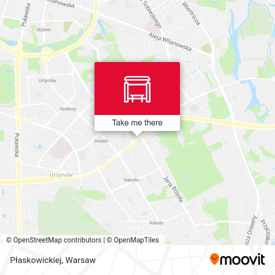 Płaskowickiej map