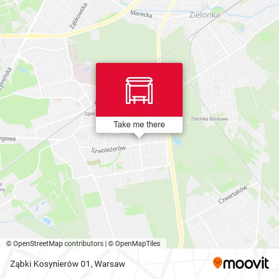 Ząbki Kosynierów 01 map