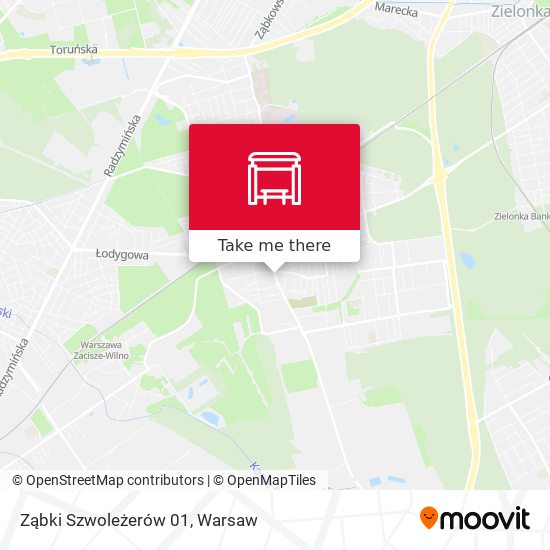 Ząbki Szwoleżerów 01 map