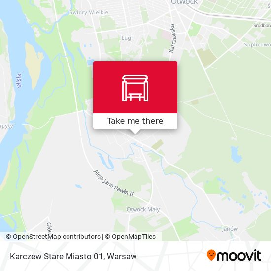 Karczew Stare Miasto map