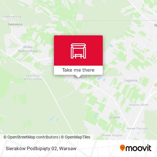 Карта Sieraków Podbipięty 02