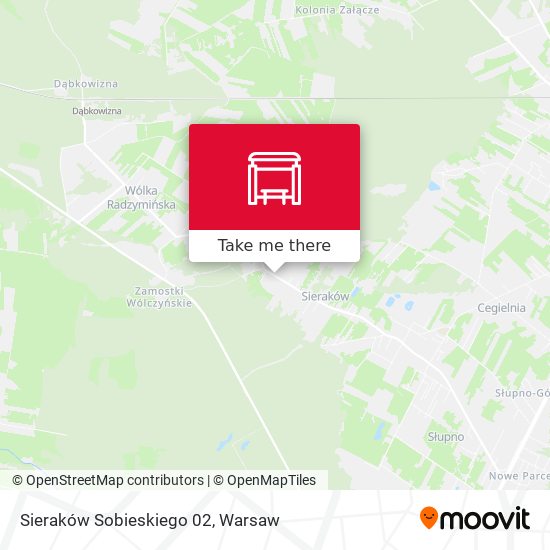 Карта Sieraków Sobieskiego 02