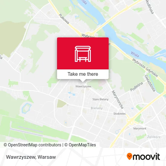 Карта Wawrzyszew