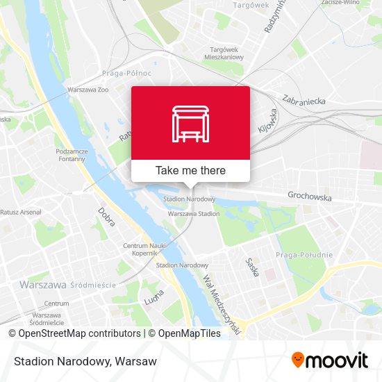 Stadion Narodowy map