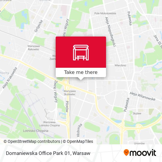 Domaniewska Office Park 01 map