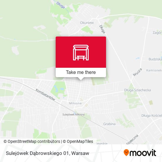 Sulejówek Dąbrowskiego 01 map