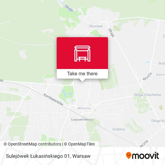 Sulejówek Łukasińskiego 01 map