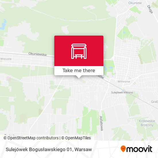 Sulejówek Bogusławskiego 01 map