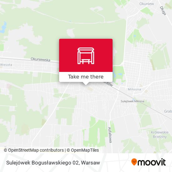 Sulejówek Bogusławskiego 02 map