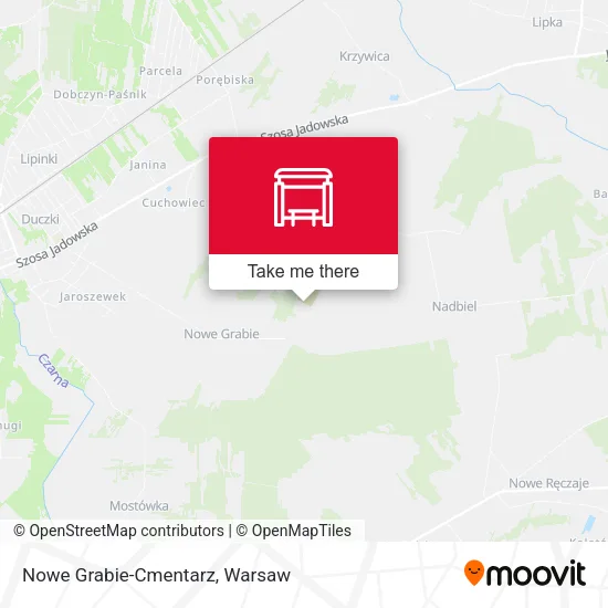 Карта Nowe Grabie-Cmentarz