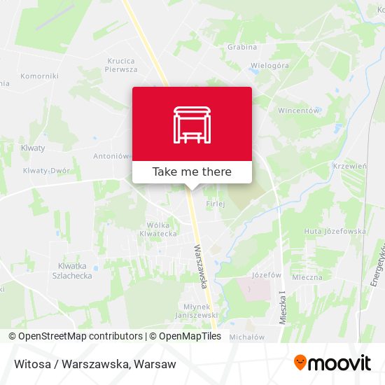 Witosa / Warszawska map