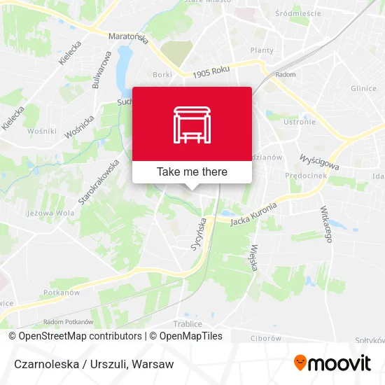 Карта Czarnoleska / Urszuli