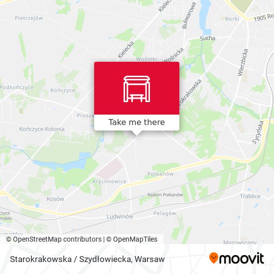 Starokrakowska / Szydłowiecka map