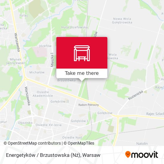 Energetyków / Brzustowska (Nż) map