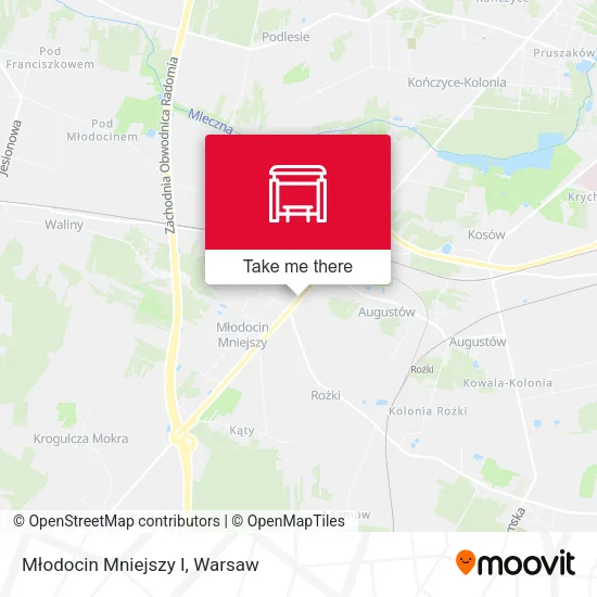 Карта Młodocin Mniejszy I