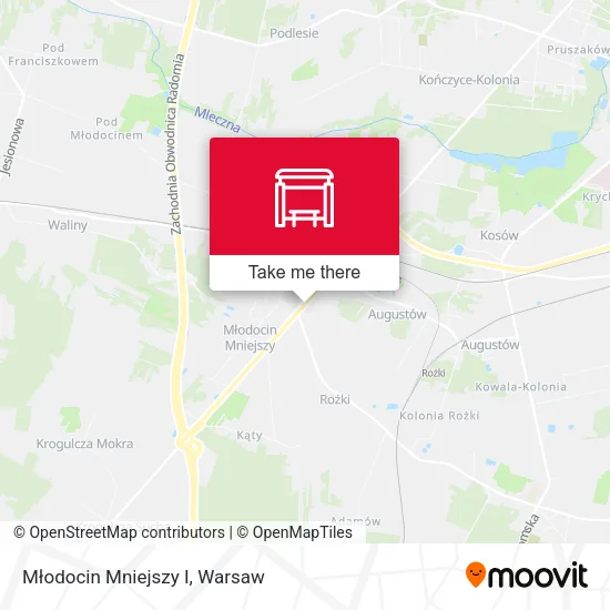 Карта Młodocin Mniejszy I