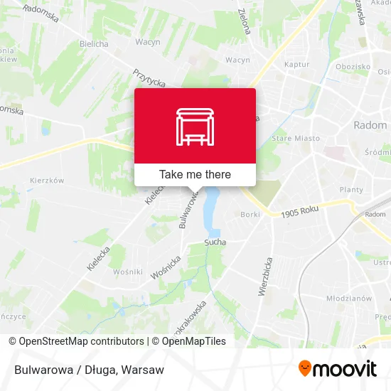 Карта Bulwarowa / Długa