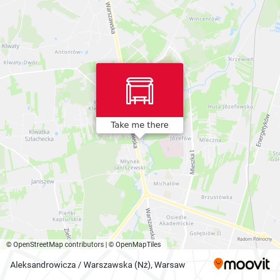 Aleksandrowicza / Warszawska (Nż) map