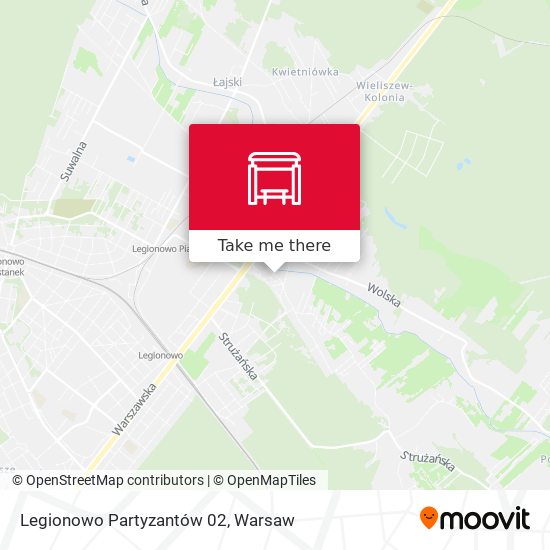 Legionowo Partyzantów 02 map