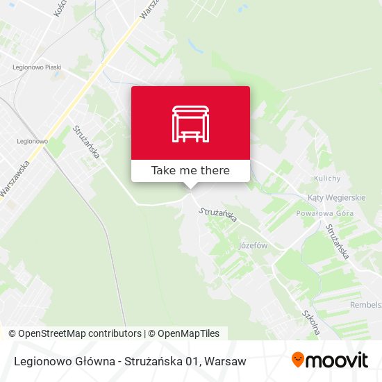 Legionowo Główna - Strużańska 01 map