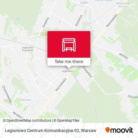 Legionowo Centrum Komunikacyjne 02 map