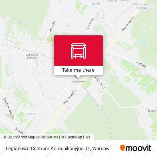 Legionowo Centrum Komunikacyjne 01 map