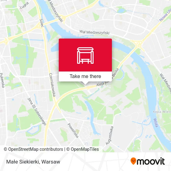 Карта Małe Siekierki