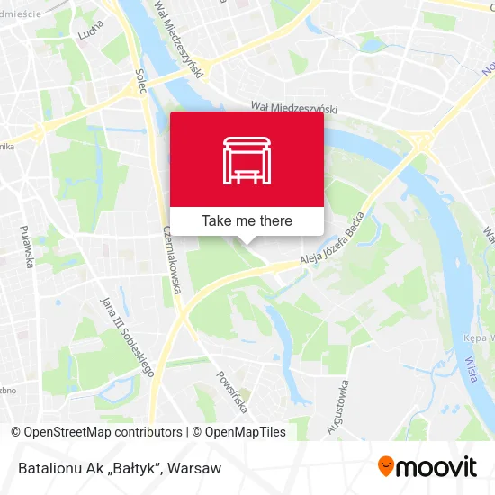 Карта Batalionu Ak „Bałtyk”