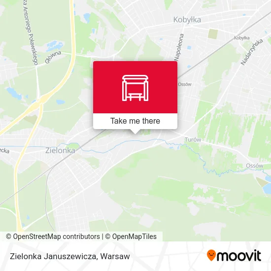 Карта Zielonka Januszewicza
