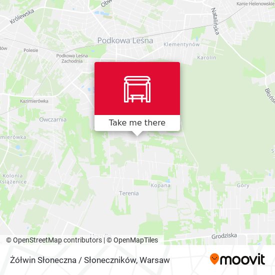 Żółwin Słoneczna / Słoneczników map