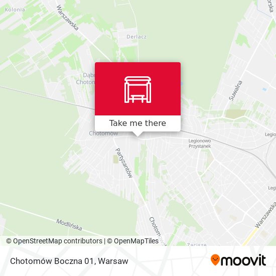 Chotomów Boczna 01 map