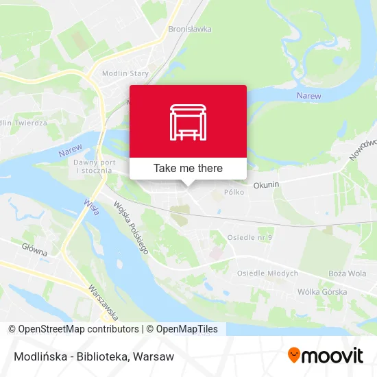 Карта Modlińska - Biblioteka