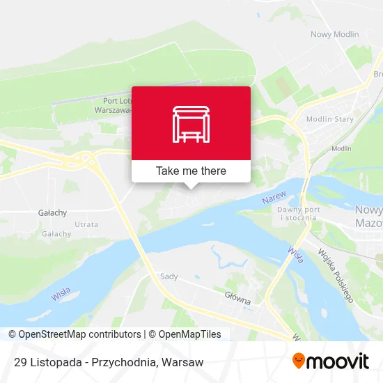 29 Listopada - Przychodnia map