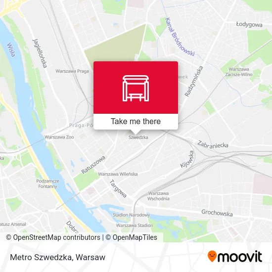 Карта Metro Szwedzka