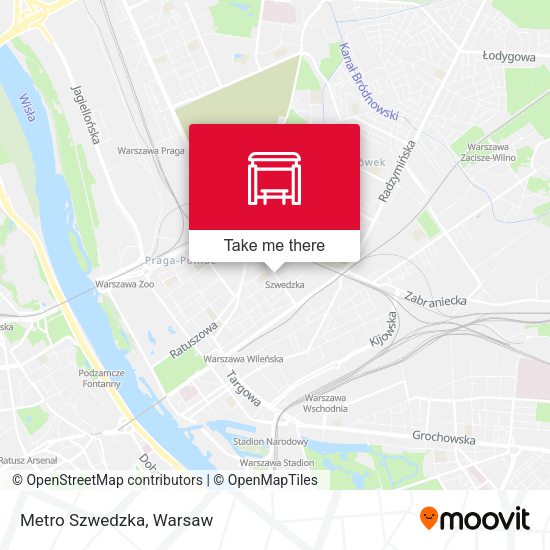 Metro Szwedzka map