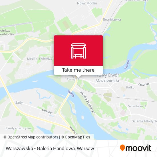 Warszawska - Galeria Handlowa map