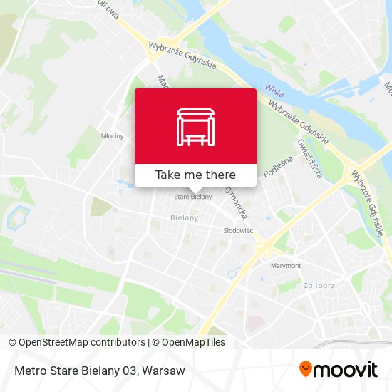 Metro Stare Bielany 03 map