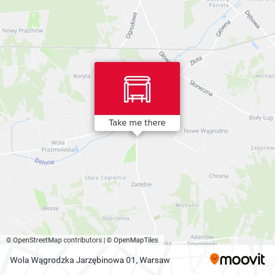 Wola Wągrodzka Jarzębinowa 01 map