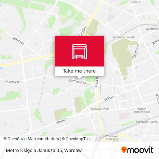 Карта Metro Księcia Janusza