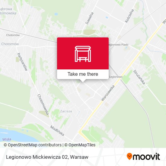 Карта Legionowo Mickiewicza