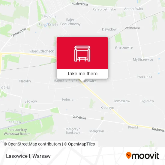 Карта Lasowice I