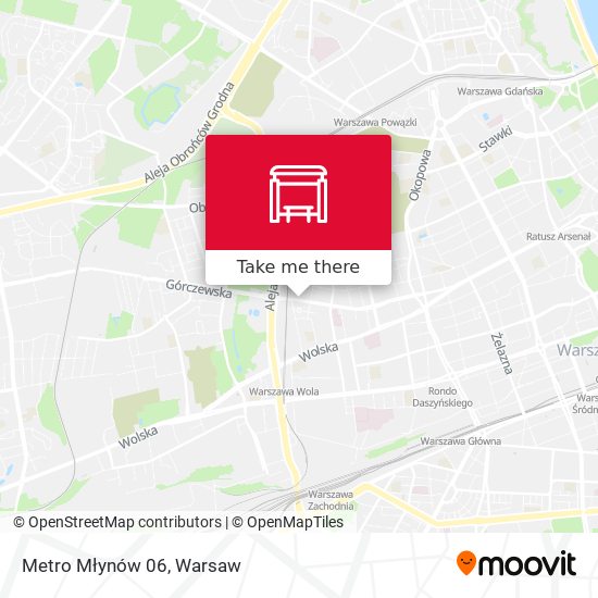 Metro Młynów 06 map