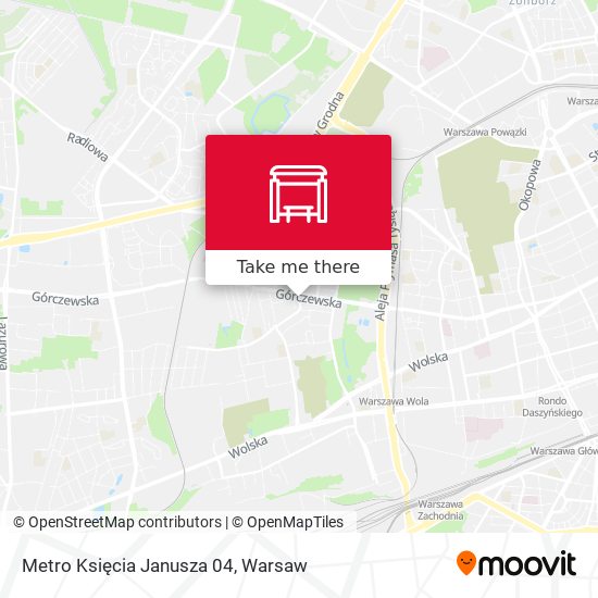 Metro Księcia Janusza 04 map