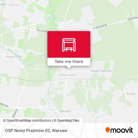 Карта OSP Nowy Prażmów