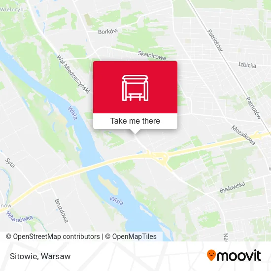 Карта Sitowie