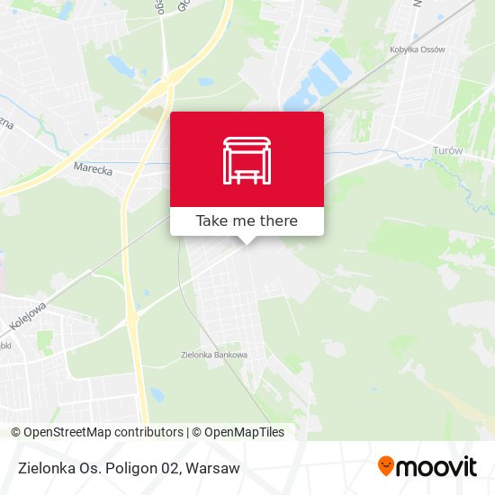 Zielonka Os. Poligon map