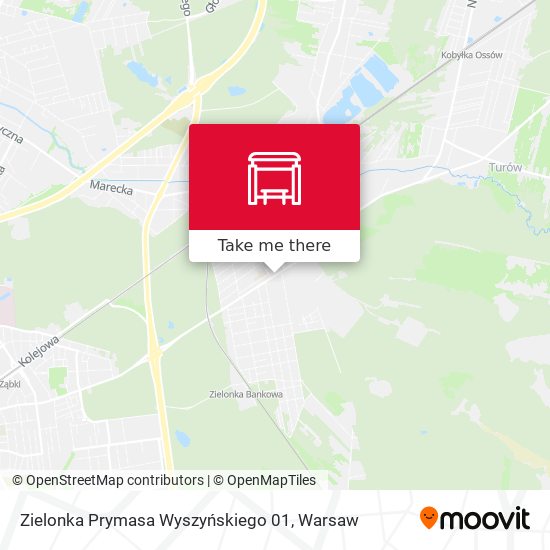 Zielonka Prymasa Wyszyńskiego map